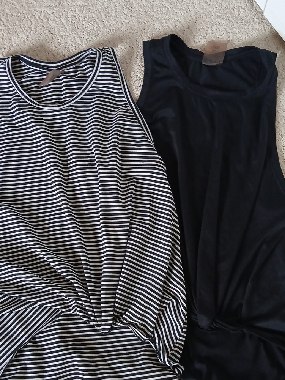 DYI Knot So Fast Tank Tops.